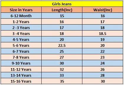 Simple Dark Blue Jeans Girls