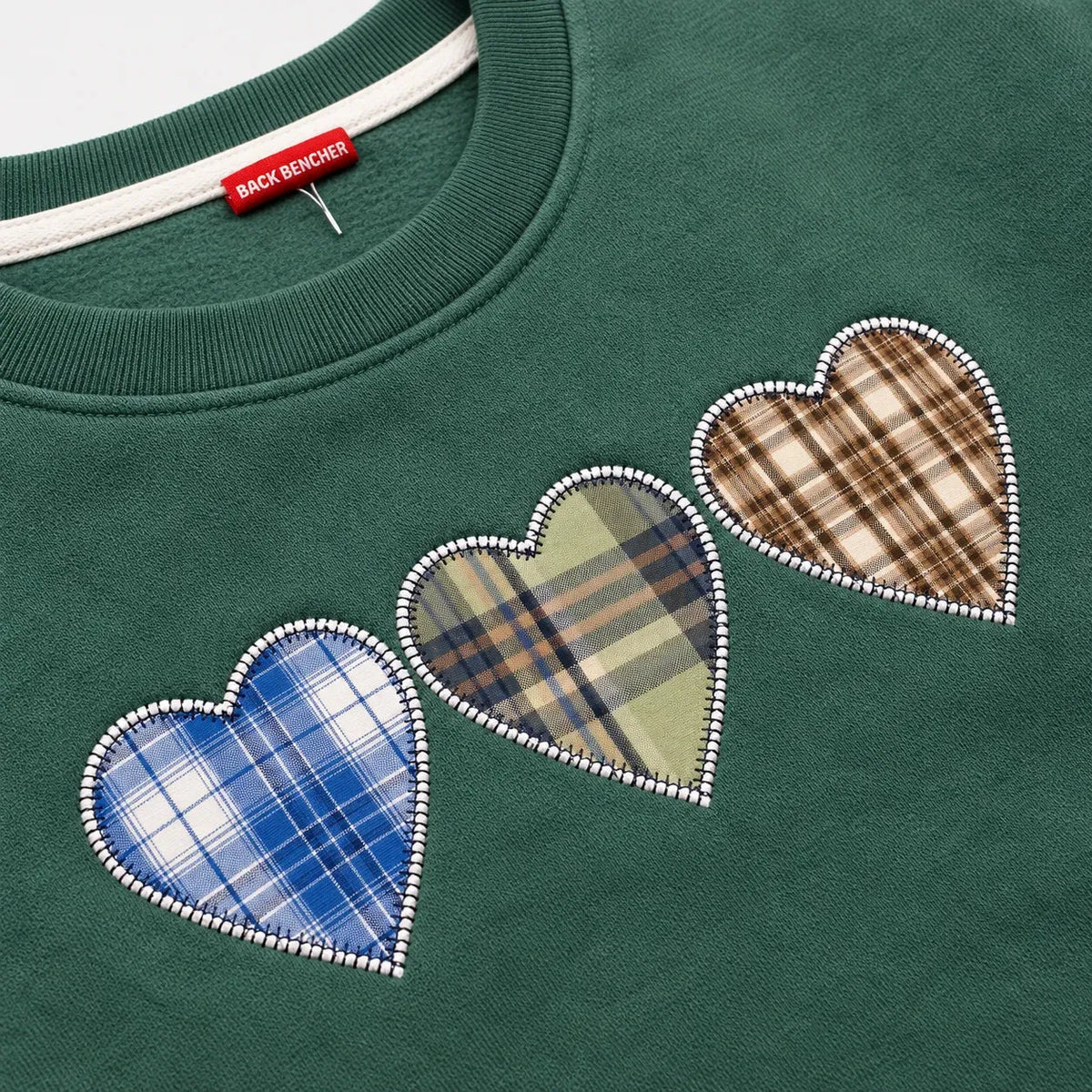 Hearts Graphic Dark Teal Track-Suit For Girls R-462