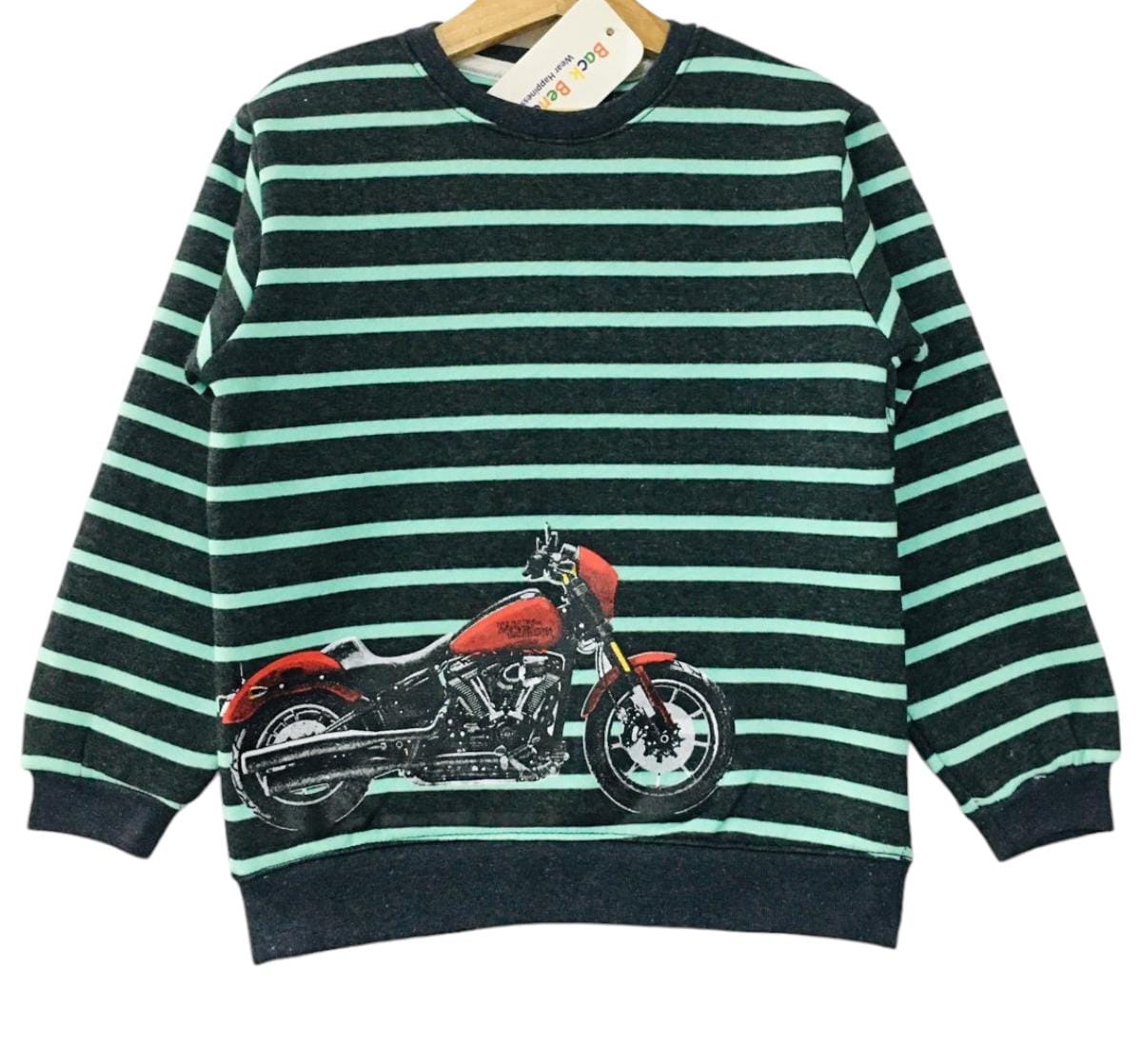 Scooter Sky Blue & Black Sweatshirt Boys ( R-355 )