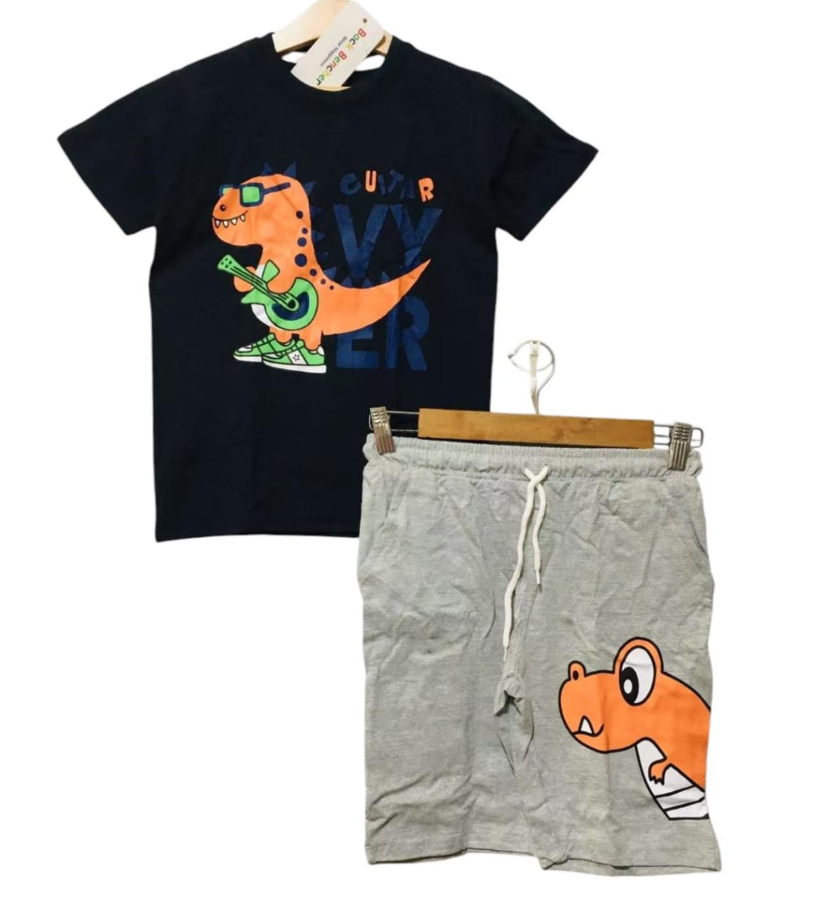 Dino with Guitar Navy Nicker Suit Boys ( R-81 )