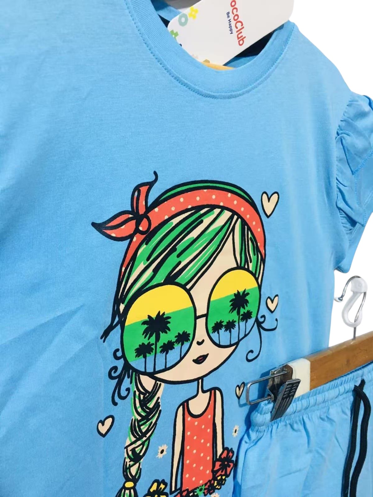 Baby Doll Sky Blue Nicker Suit Girls(R-211)