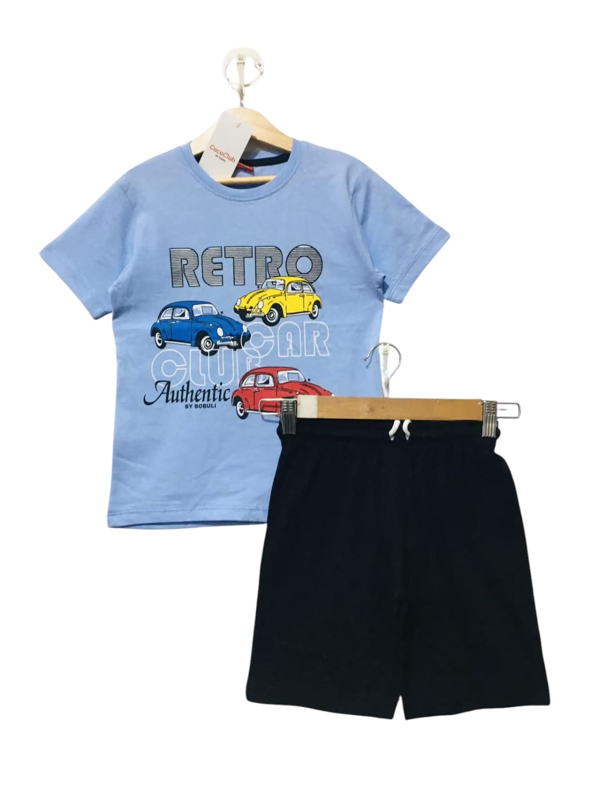 Retro Sky Blue Nicker Suit Boys