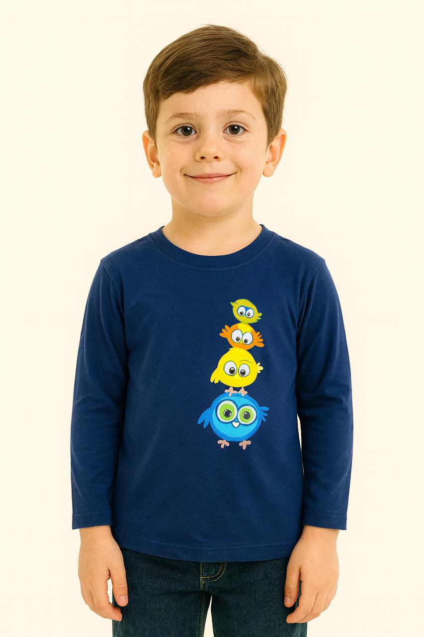 Four Chiks Navy T-Shirt Boys
