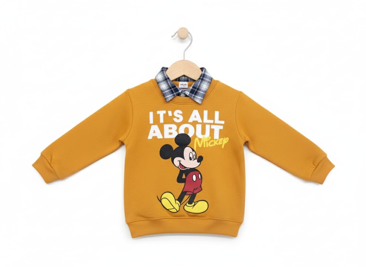 It All About Mustred Double Sweatshirt Boys