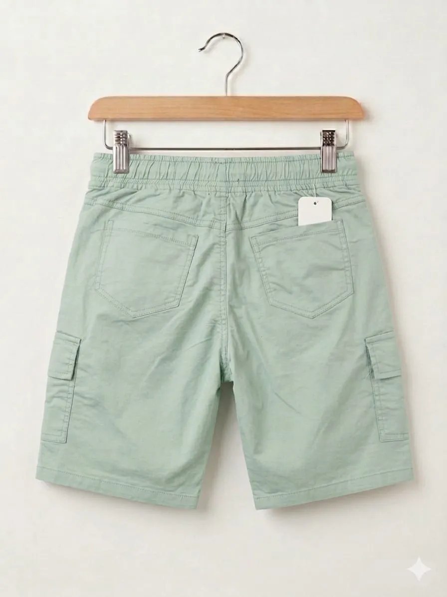 Cargo Pista Cotton Shorts Boys