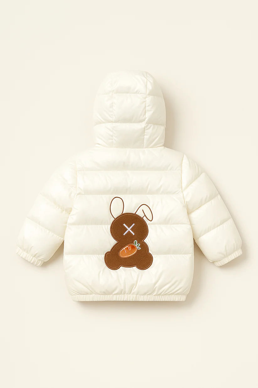 Lucky White Puffer Jacket