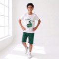 Premium 14 August White Nicker Suit Boys ( R-524 )