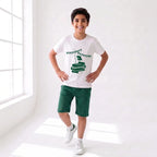 Premium 14 August White Nicker Suit Boys