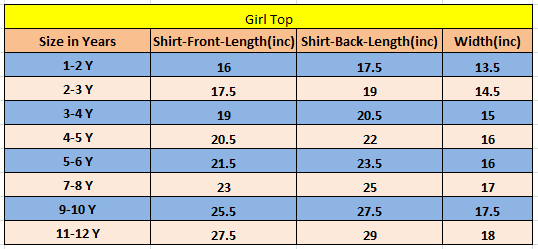 Blue Cherry Pink Girl Top Girls ( R-342 )