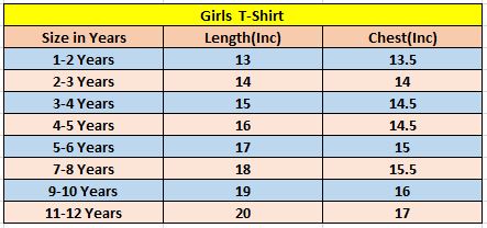 Heart All Over Print Sky T-Shirt Girls (R-495)