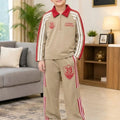 39 Champion Dynamic Beige Baggy Tracksuit  For Boys B-33