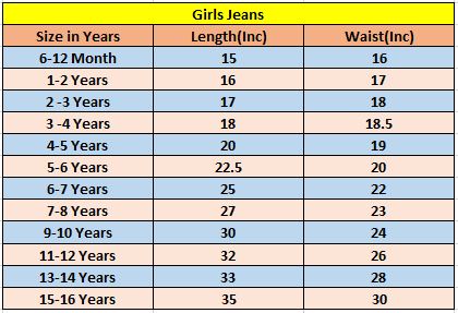 Buttom Embroidered Mid Blue Jeans Girls ( R-10 )