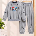Hero Mode Grey Tracksuit For Boys