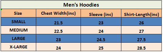 Navy & Red Penal Hoodies Men's