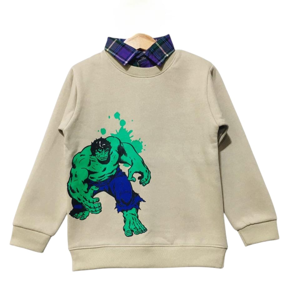Hulk Skin Double Shirt Boys ( R-390 )