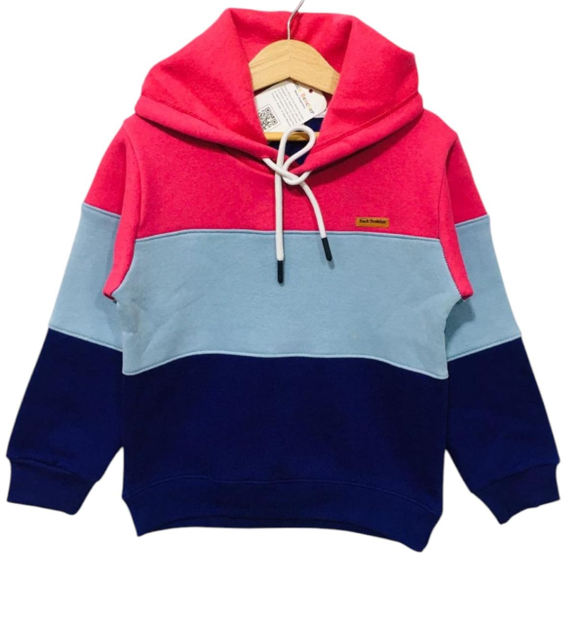 Three Penal Dark Pink & Purple Hoodies Girls ( R -150 )