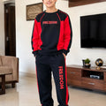 Freedom Print Panel Black Track-suit Boys ( R-94,95,104 N )