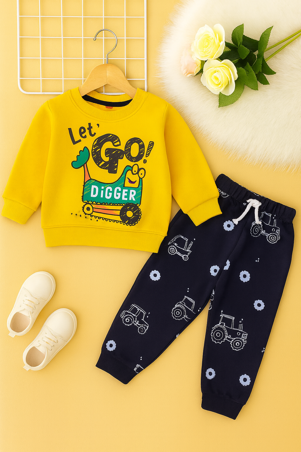 Let Go Digger Yellow Track-Suit Boys
