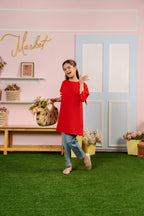 Simple Red Top Girls