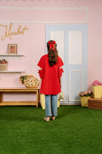 Simple Red Top Girls