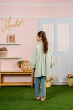 Top Embroidery Pista Frock Girls