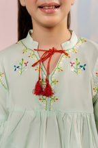 Top Embroidery Pista Frock Girls