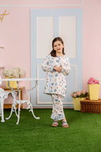 Fishes All Over Print Suit Girls