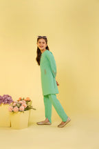 Arms Embroidery Pista Suit Girls