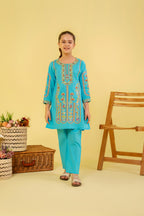 All Over Embroidery Suit