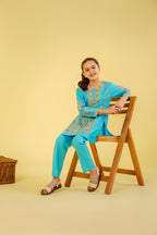 All Over Embroidery Suit