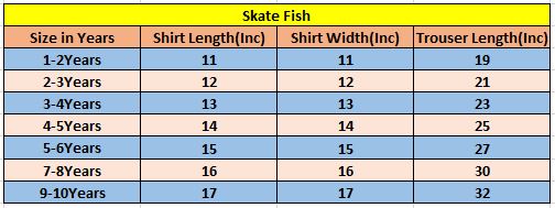 Blue And Black Print White Skate Fish Girls (63) (1)