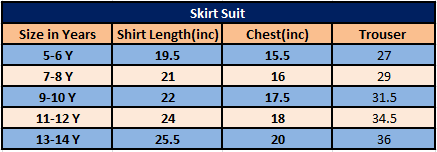 Lemon Printing Navy Skirt Suit Girls ( R-215 )