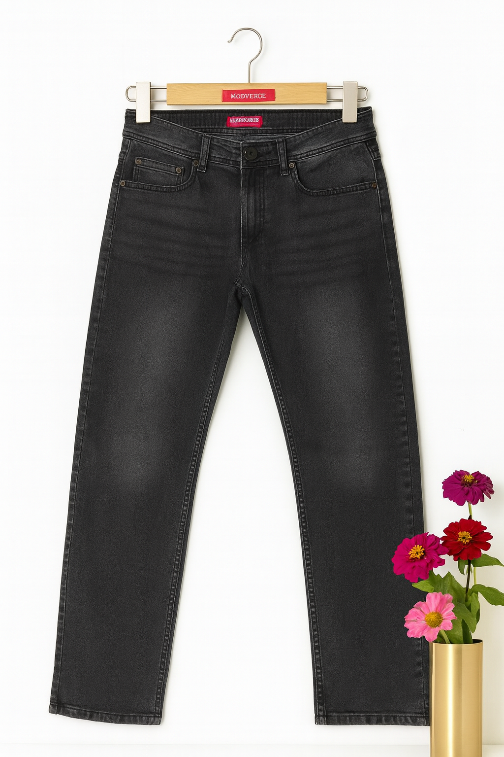 Dark Gray Denim Pant Men's