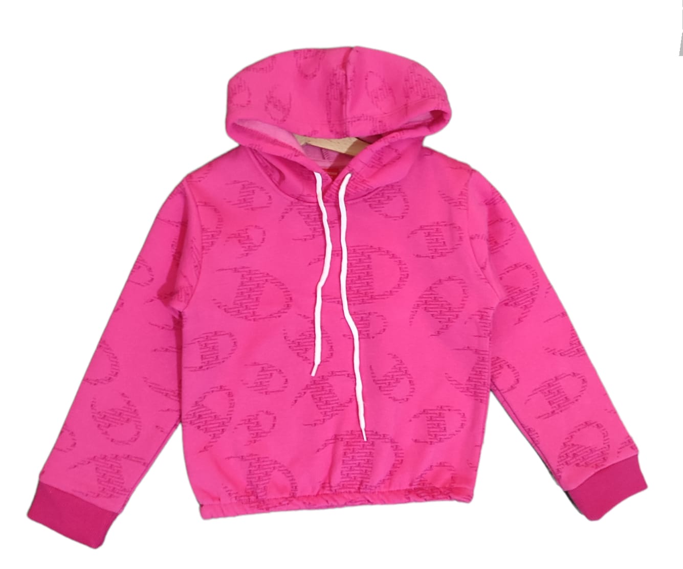 Champion all over Print Pink Hoodies Girls