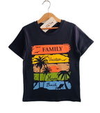 Hawaii Beach Navy Blue T Shirt Boys ( R-3 )
