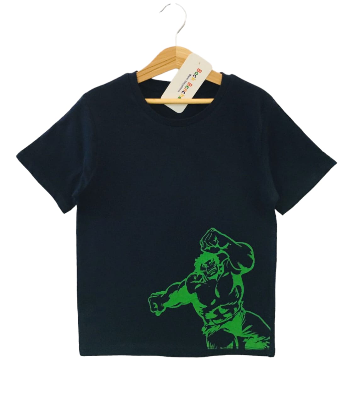 Hulk Print Navy Blue T-Shirt Boys( R-36 )