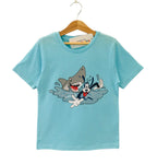 Shark Attack Sky Blue T-Shirt Boys (54) (1)