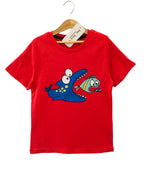 Shark Attack Red T-Shirt Boys (54) (1)