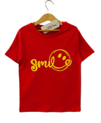 Smile Face Red T-Shirt Boys(R-25)