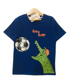 Lets Play Dark Royal Blue T-Shirt Boys(R-32)