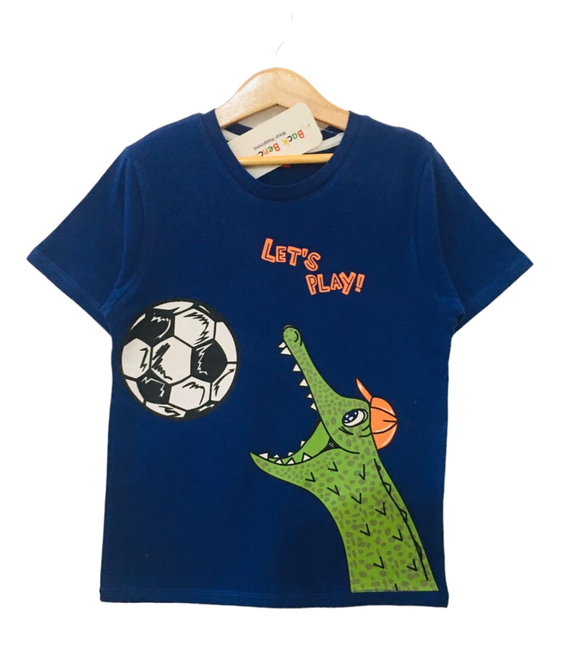 Lets Play Dark Royal Blue T-Shirt Boys(R-32)