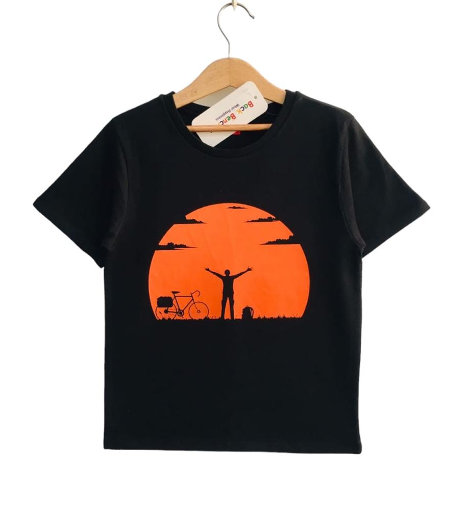 Life Enjoy Black T-Shirt Boys( R-170 )
