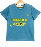 Choose To Be Happy C-Green T-Shirt Boys ( R-169 )