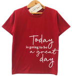 Today Mahroon T-Shirt Boys ( R-64 )