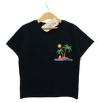 Tree and Sun Logo Black T-Shirt Boys ( R-156 )
