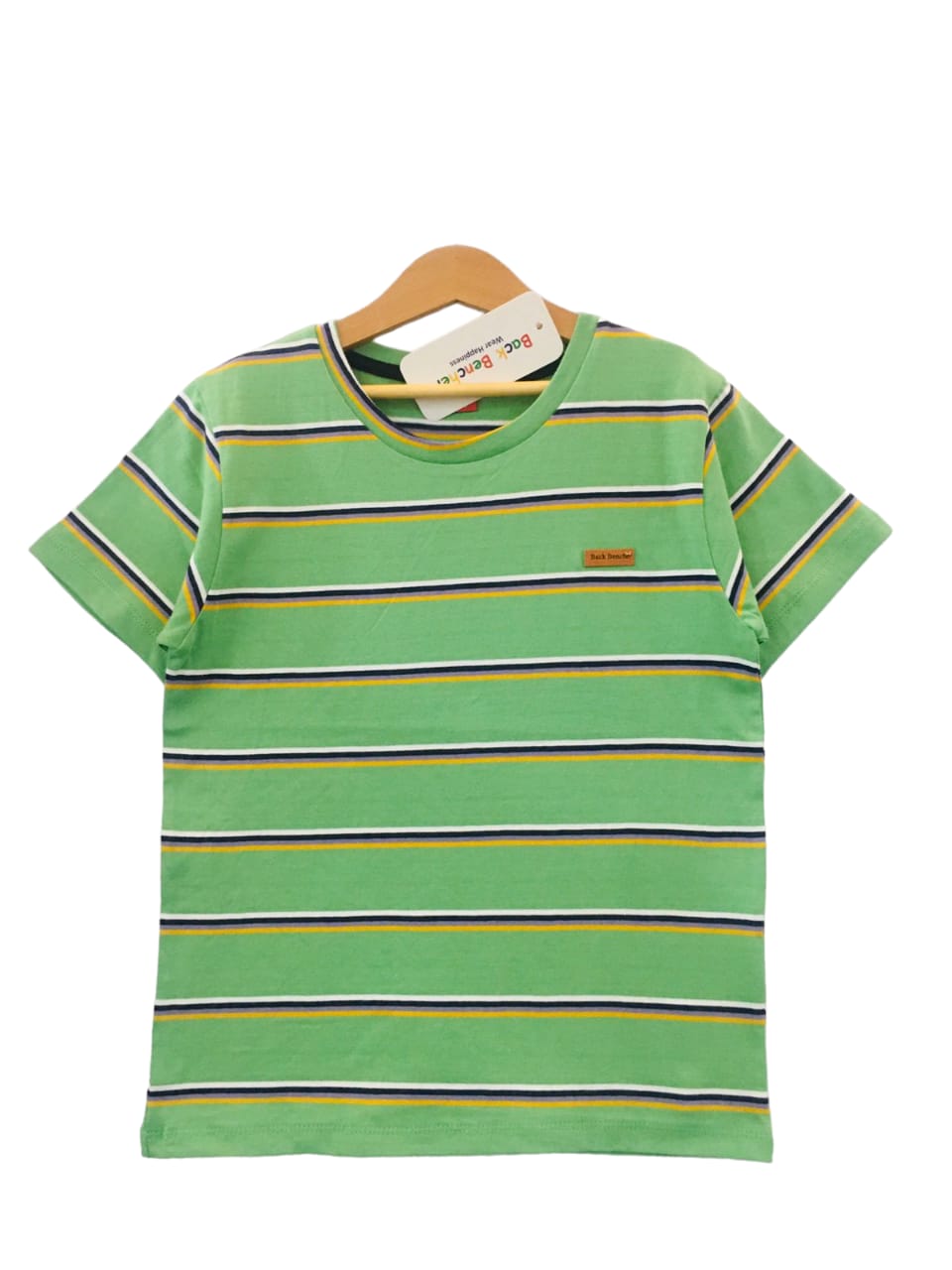 Back Bencher Logo Multi Lines Pista T-Shirt Boys( R-65 )