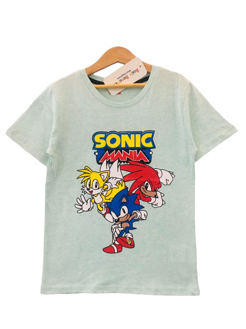 Sonic Mania Sky Blue T-Shirt Boys(R-169)