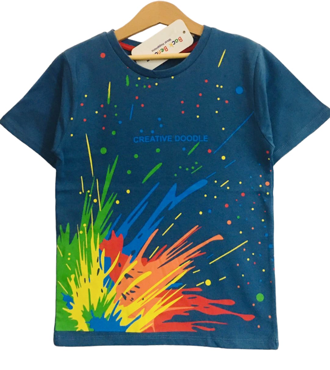 Creative Doodle Zinc T-Shirt Boys ( R-80 )