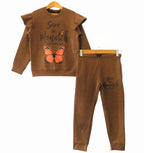 Save The Monarch Brown Track-suit Girls (1)