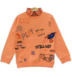 Play Game Light Orange Double Shirt Boys